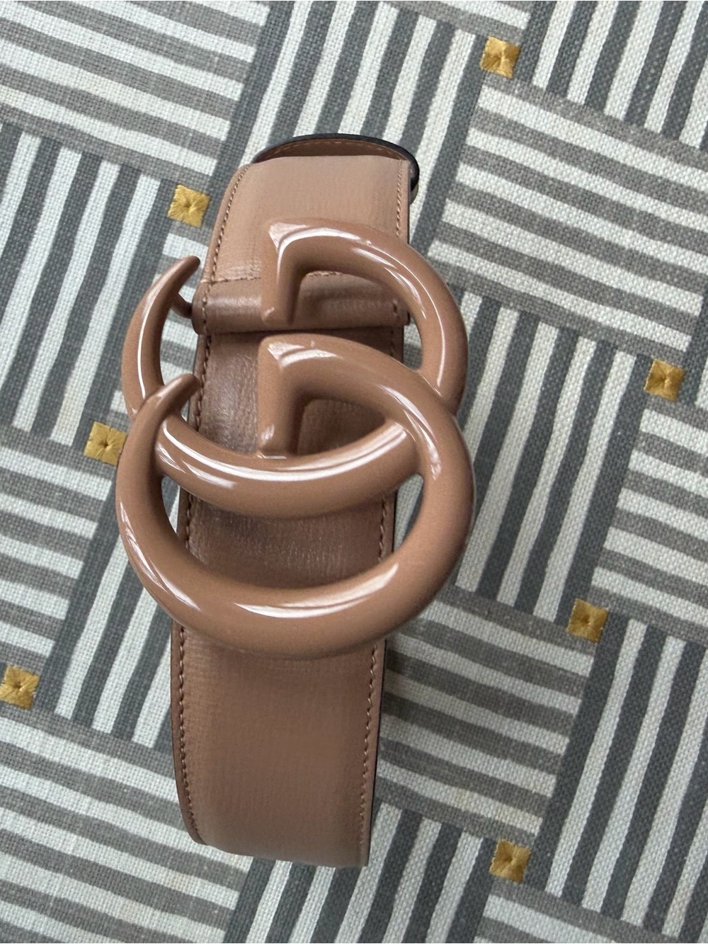 Gucci GG leather belt